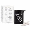 Love In Luxury Intimate Messages Candle-Black Lace 5Oz - Varta Mayoreo