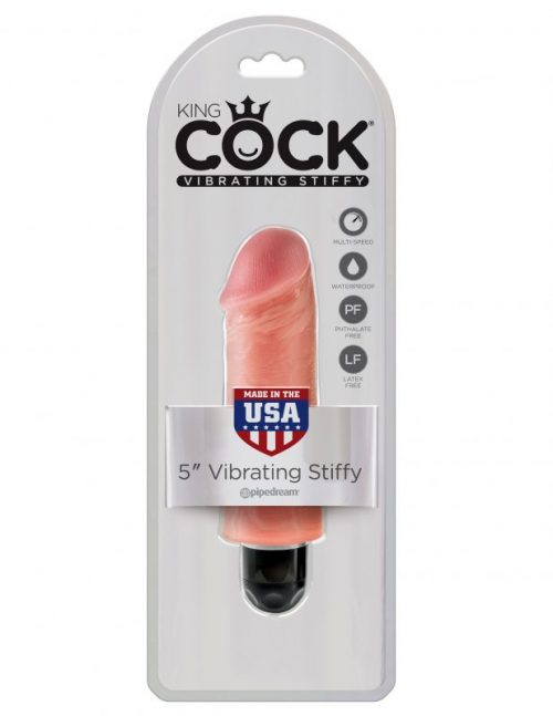 King Cock 5″ Vibrating Stiffy – Varta Mayoreo