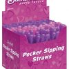 Bachelorette Party Favors Pecker Sipping Straws - Display Of 144 - Varta Mayoreo