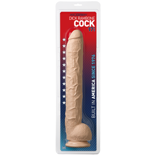 Dick Rambone Cock-17 inch White – Varta Mayoreo