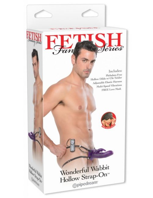 Fetish Fantasy Series Wonderful Wabbit Hollow Strap-On – Purple – Varta Mayoreo