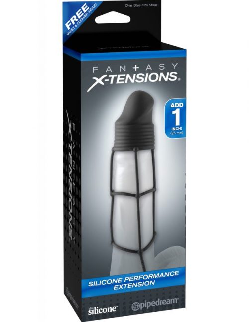 Fantasy X-tensions Silicone Performance Extension – Black – Varta Mayoreo