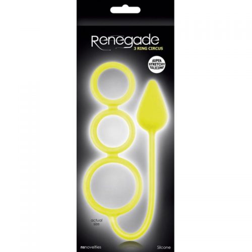 Renegade – 3 Ring Circus – Small – Neon Yellow – Varta Mayoreo Sexshop Online