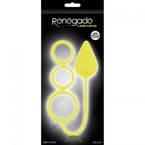 Renegade – 3 Ring Circus – Large – Neon Yellow – Varta Mayoreo Sexshop Online