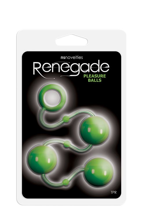 Renegade – Pleasure Balls – Neon Green – Varta Mayoreo Sexshop Online