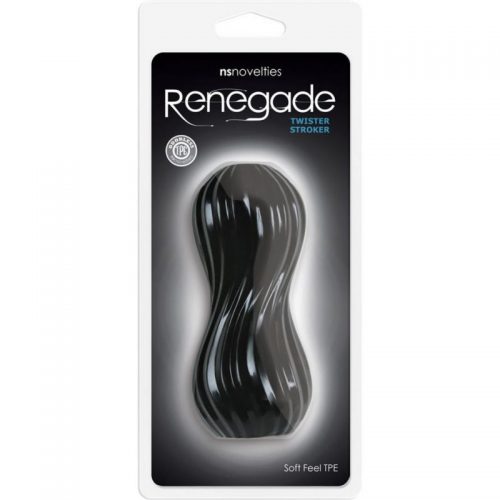 Renegade – Twister Stroker – Black – Varta Mayoreo Sexshop Online