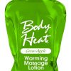 Body Heat  8 Oz. Warmin Massage Green Apple - Varta Mayoreo Sex Shop