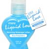 Mini Liquid Love Blue Raspberry Warming Massage Lotion - Varta Mayoreo Sex Shop