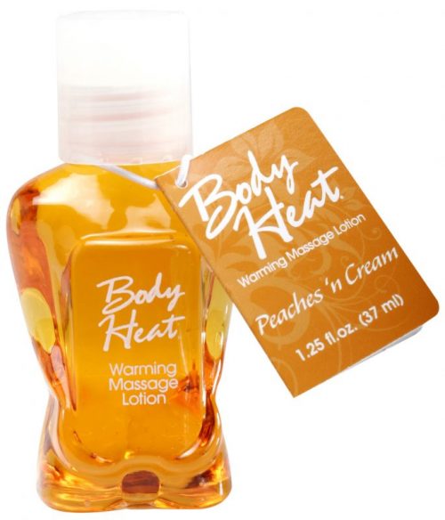 Body Heat Peach«N Cream Warming Massage Lotion – Varta Mayoreo Sex Shop