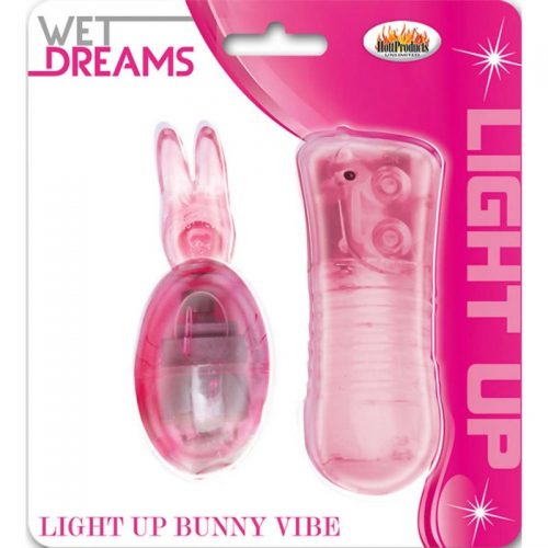 Wet Dreams-Light Up Pleasure Bunny With Egg-Carded 8 Speed – Varta Mayoreo