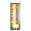 Skinsations-Gold Series-Vein Jumper-7.5" Vibrating Dildo-Multi Function - Varta Mayoreo