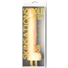 Skinsations-Gold Series-Vein Jumper-8" Vibrating Dildo-Multi Function - Varta Mayoreo