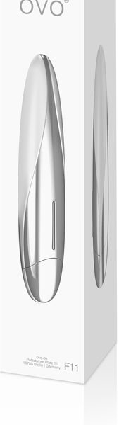 Ovo F11 Vibrator White Metallic
