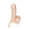 Get It On! Inflatable Strap-On 21″ Penis Flesh_2