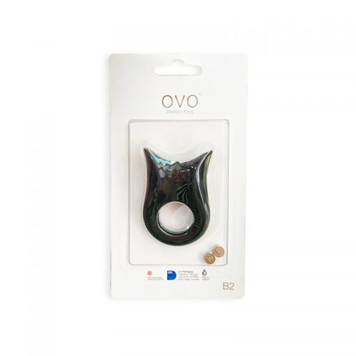 Ovo B2 Vibrating Ring Black