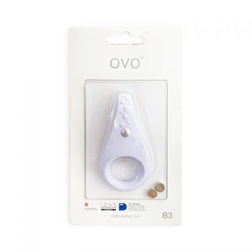 Ovo B3 Vibrating Ring White
