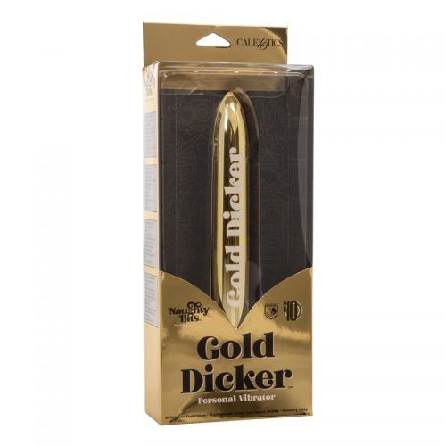 Naughty Bits Gold Dicker Personal Vibrator_1