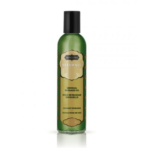 Massage Oil Nat Coconut Pineapple 8 Oz