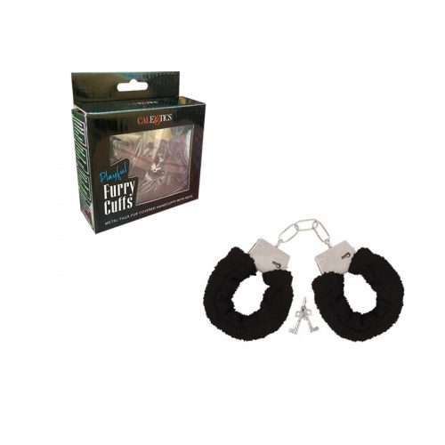 PLAYFUL FURRY CUFFS- BLACK